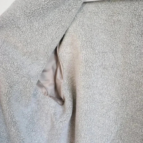 Billabong Plaid Men's Medium Blue Fleece Long Sleeve Button Down Collared Jacket - Picture 11 of 14